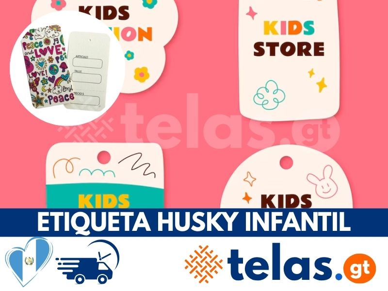 Etiqueta Husky Infantil