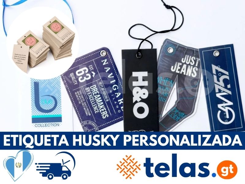 Etiqueta Husky Personalizada