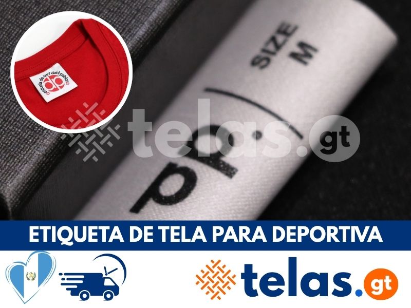 Etiqueta de Tela para Deportiva