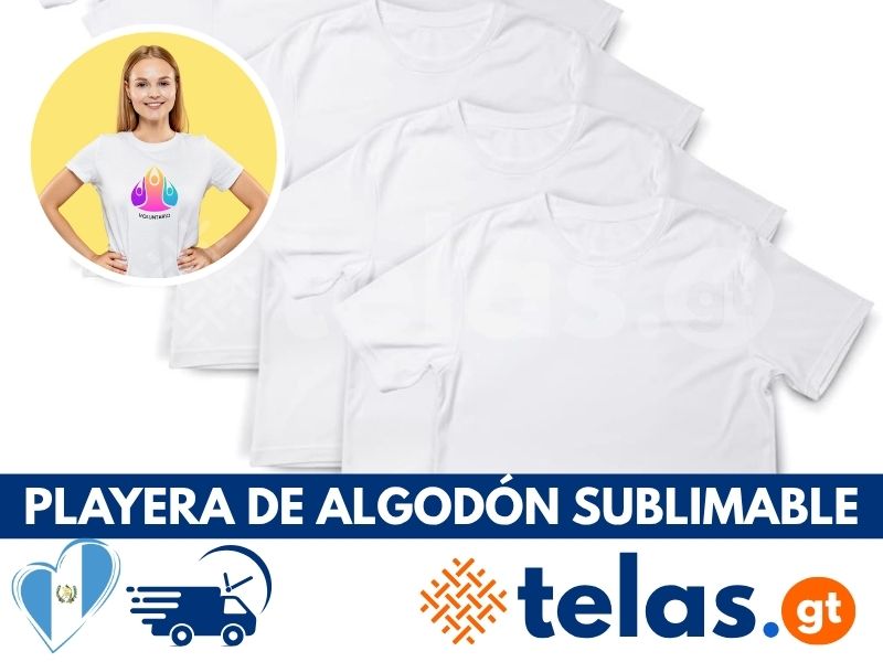 Playera de Algodón Sublimable