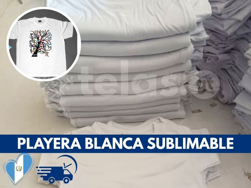 Playera Blanca Sublimable
