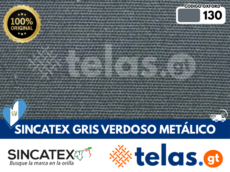 Sincatex Oxford Gris verdoso metálico