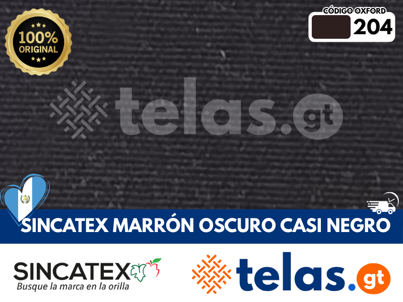 Sincatex Oxford Marrón oscuro casi negro