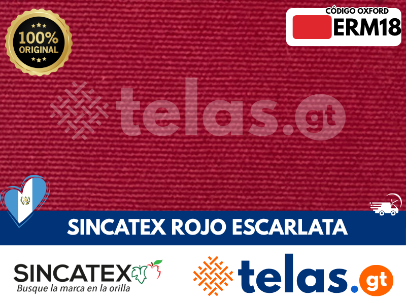 Sincatex Oxford Rojo escarlata